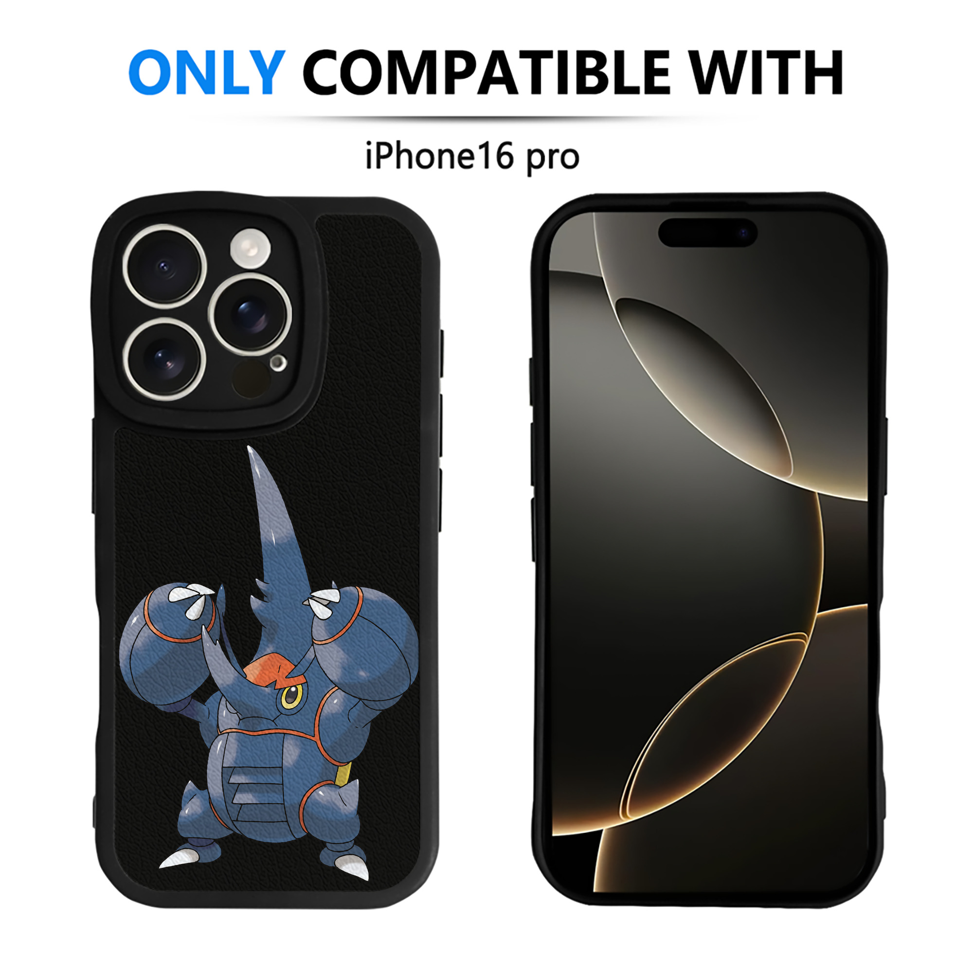 （画像用） ポケットモンスター Pokémon 【iPhone 16シリーズ対応】シリコンスマホケース（レザー調） 材質：シリコン